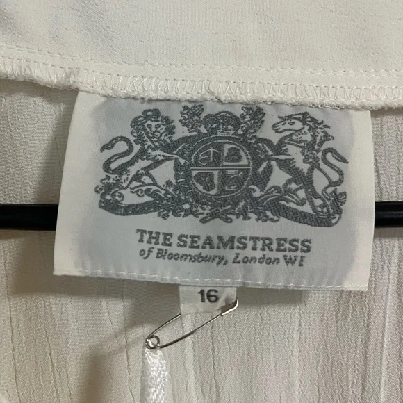 the seamstress of bloomsbury JAY BLOUSE IN CREAM - Picture 6 of 7